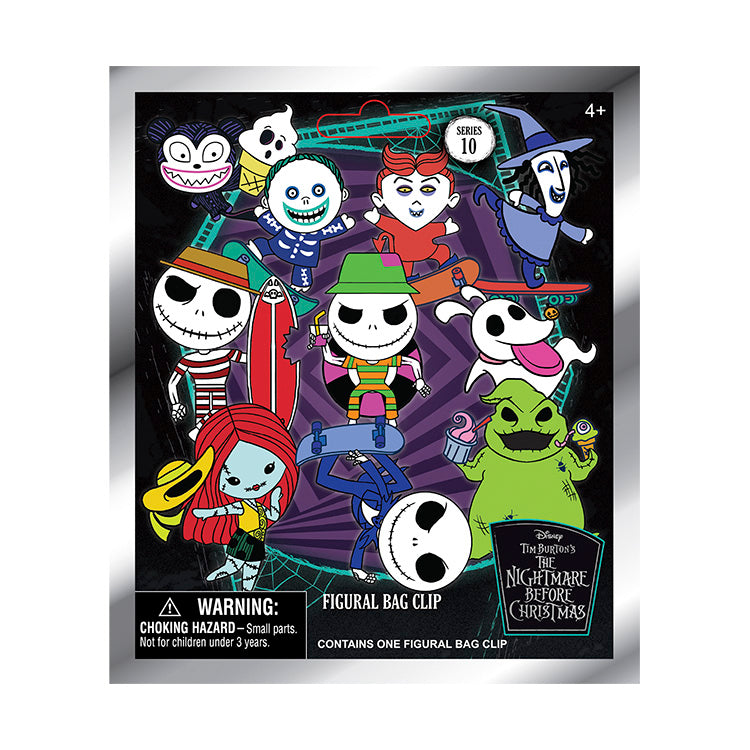Nightmare Before Christmas Series 10 3D Collectable Keychains